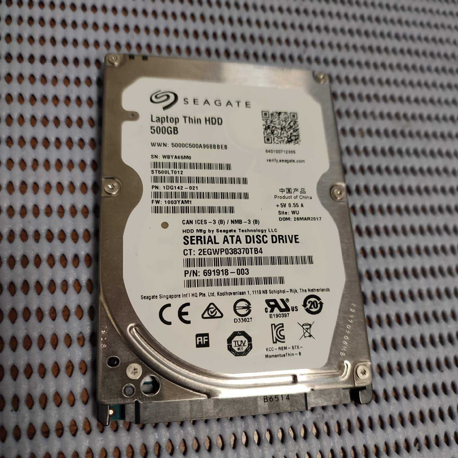 Жесткий диск для ноутбука HDD 2.5 sata 500GB (250 - 320 - 500 - 1tb)