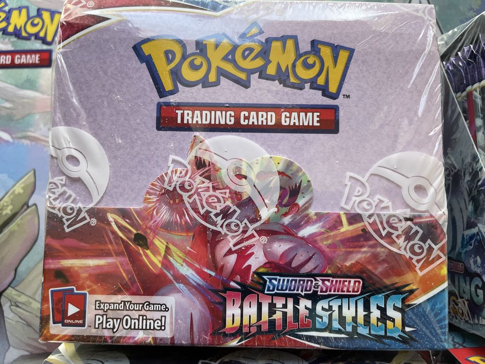 Pokemon  booster box battle styles chilling reign lost origin scarlet