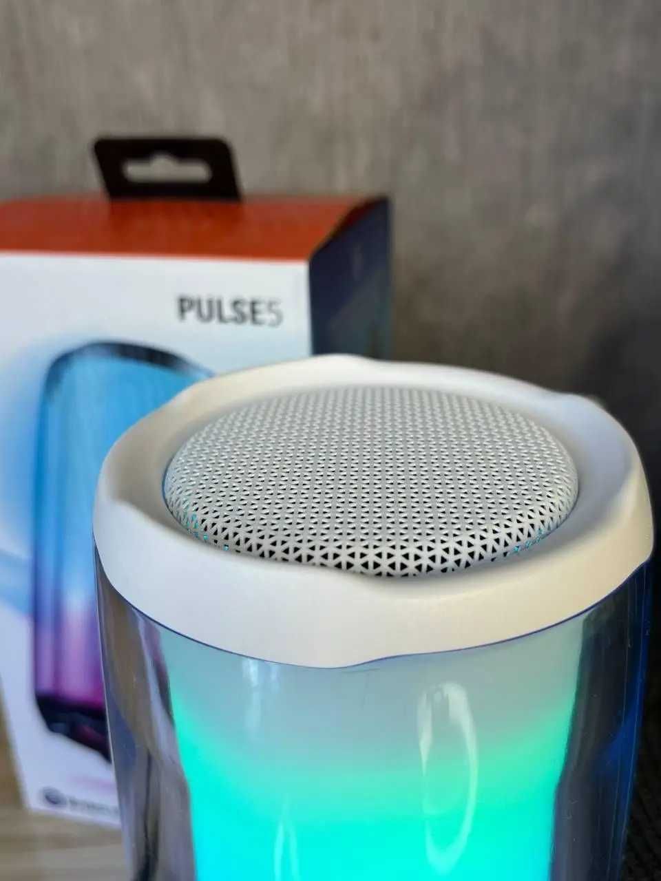 Портативная Блютуз колонка Jbl Pulse 5\Bluetooth 40Вт,Белая