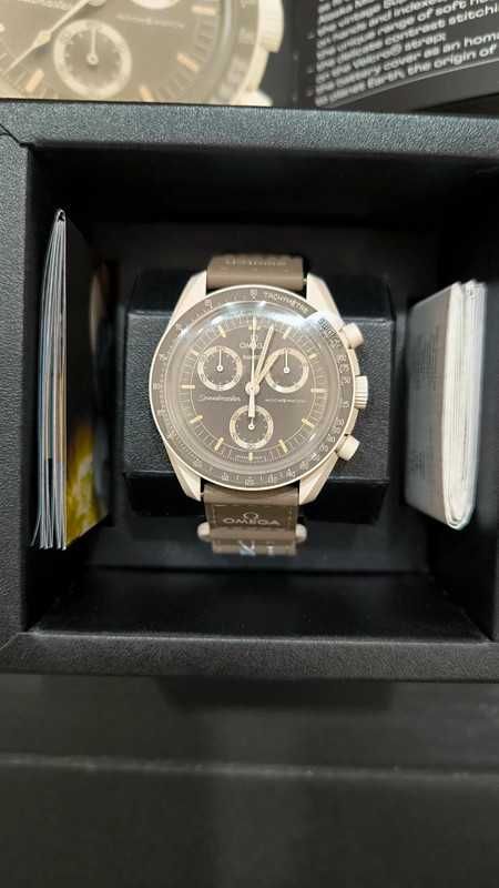 Omega x Swatch SO33T103 Pustynia - Biokeramika w Kolorach Piasku