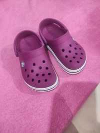 Crocs klapki fioletowe