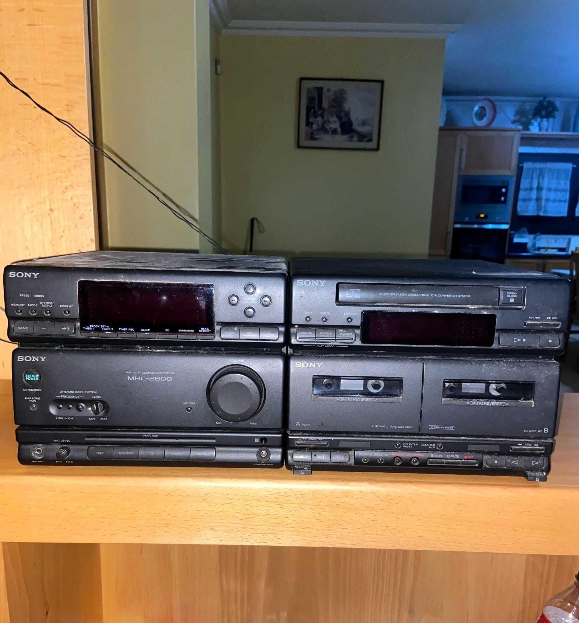 Aparelhagem de Som Sony com Colunas
