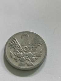 Moneta 2zł rok 1958