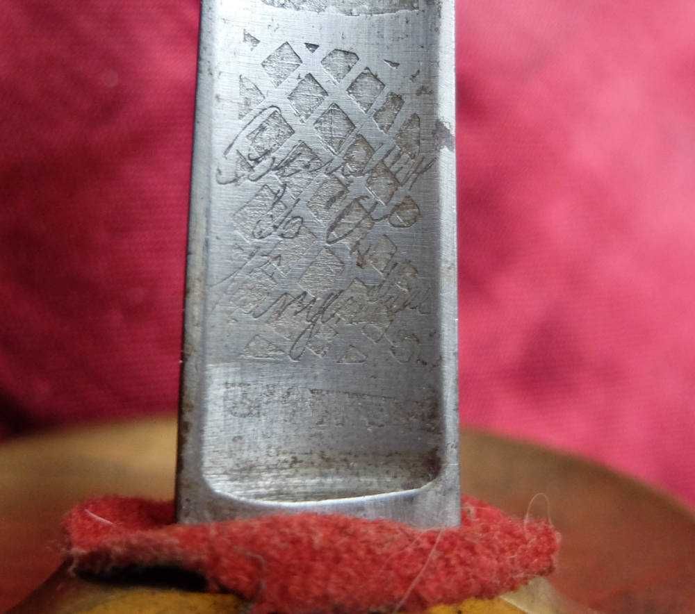 Szpada francuska  wz. 1872. z XIX wieku z Klingenhtal orginał