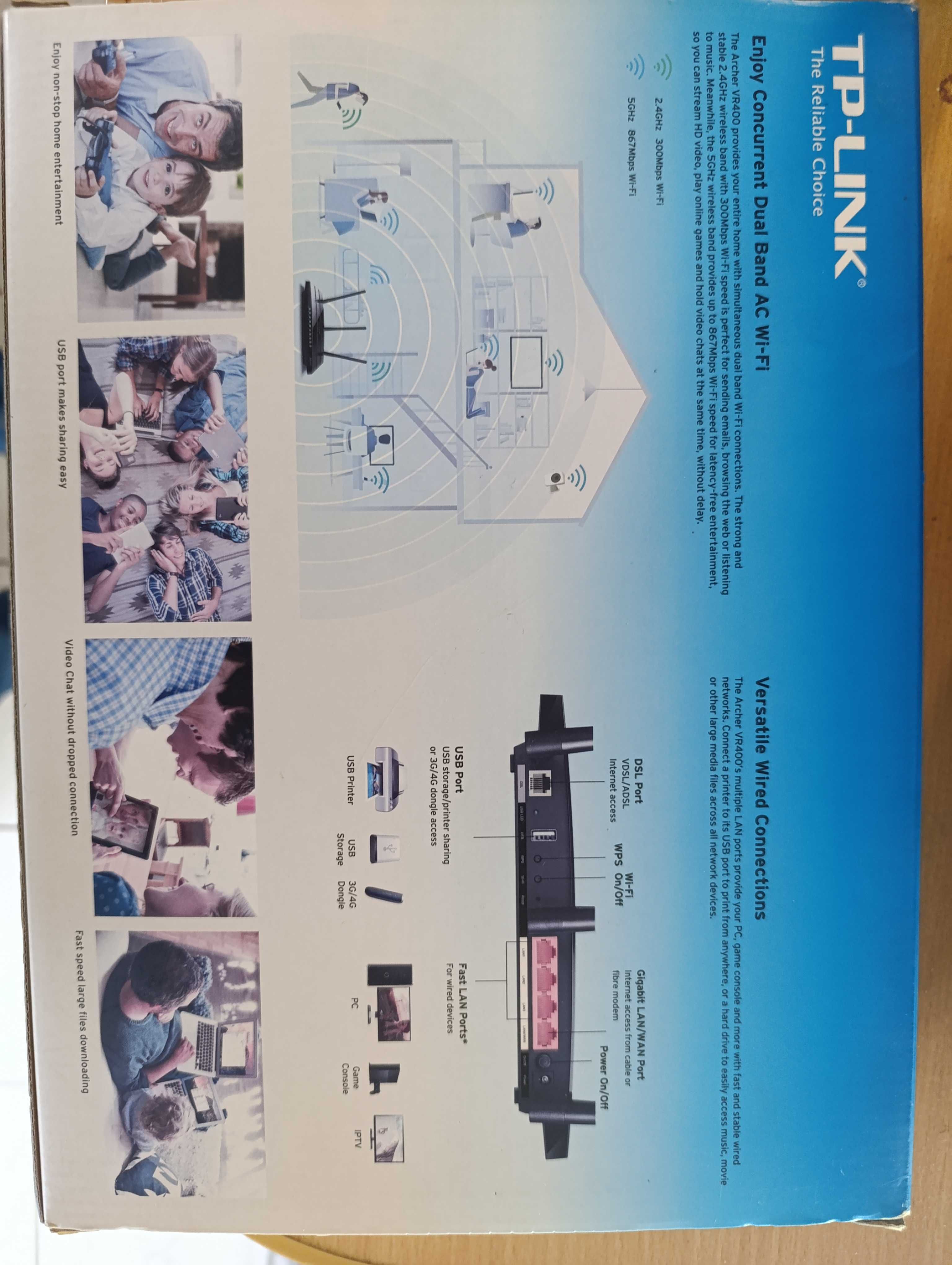 Router TP-LINK Archer Wireless VDSL/ADSL