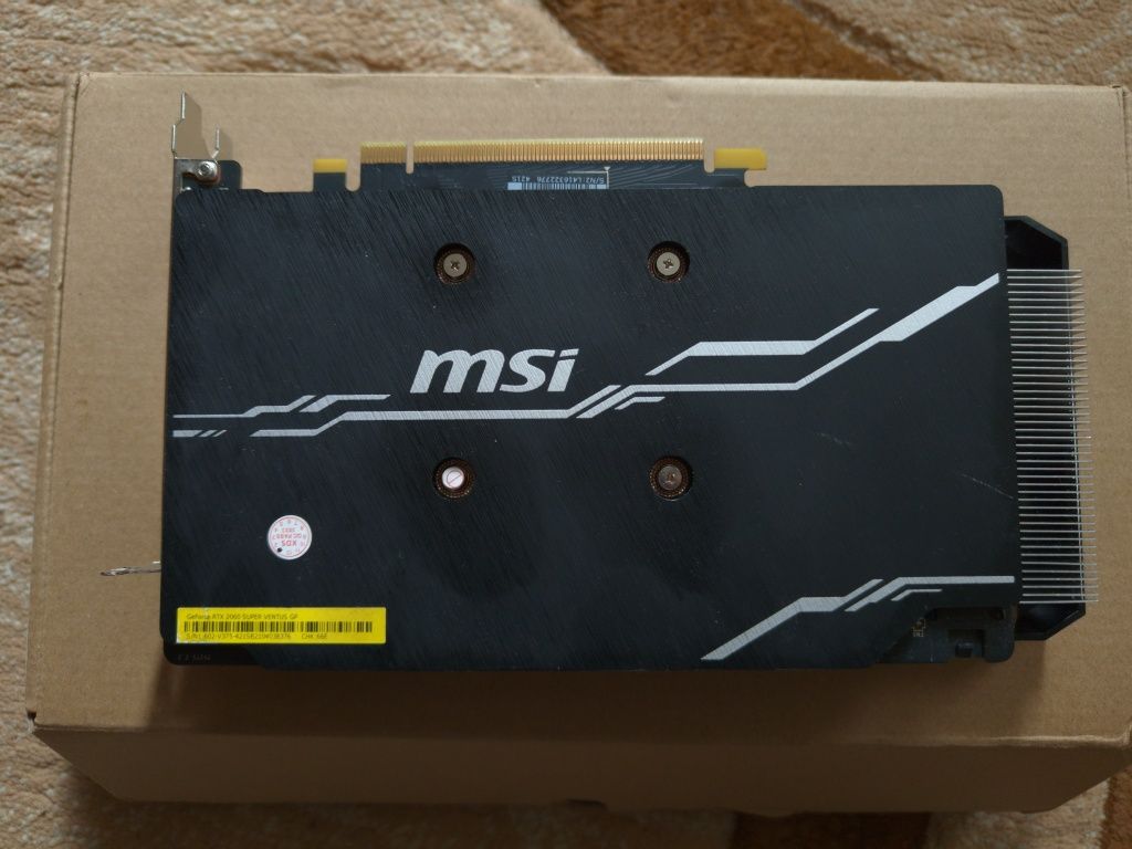 Видеокарта MSI PCI-Ex GeForce RTX 2060 Super Ventus OC 8GB GDDR6