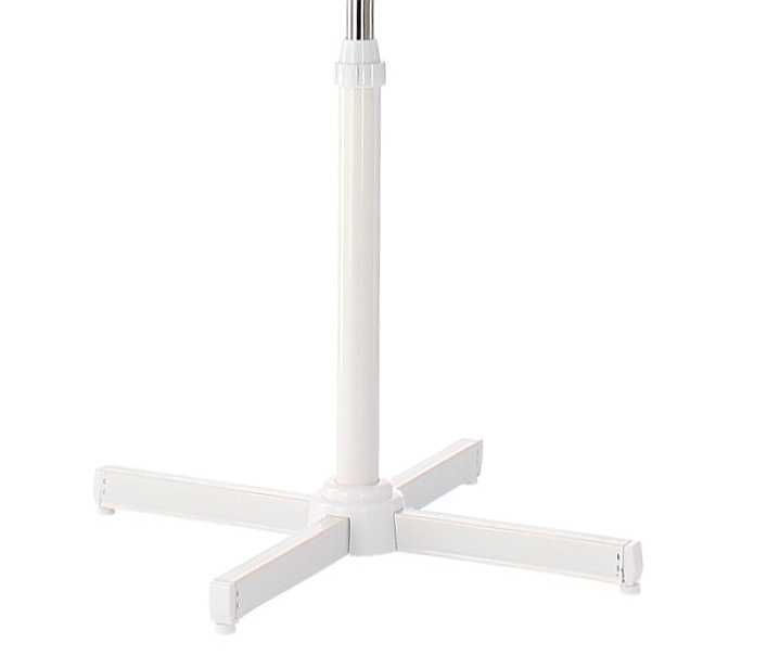 Wentylator podłogowy stojący wiatrak regulowany biały