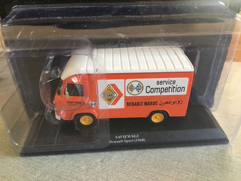 Miniaturas Altaya 1:43 assistência rally Lancia Fiat Citroen Renault