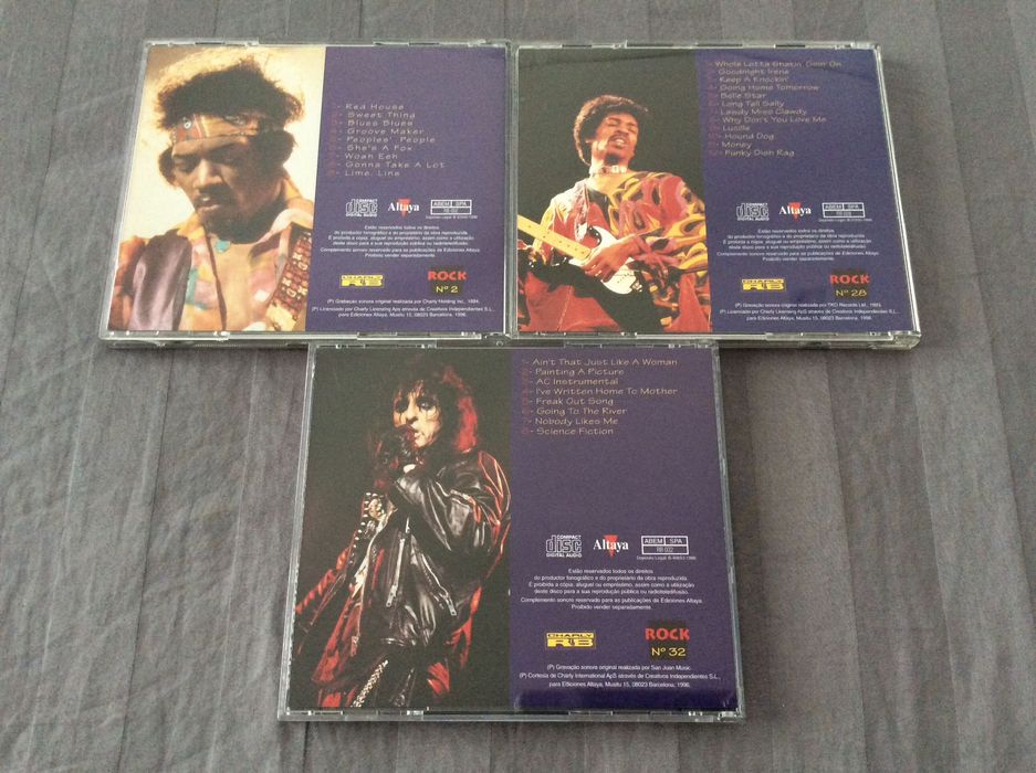 Conjunto de 3 CD rock
