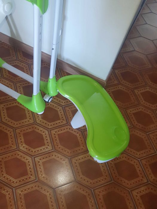 Cadeira de papas com rodas