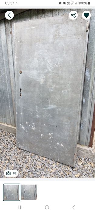 Drzwi techniczne budowlane 100cm