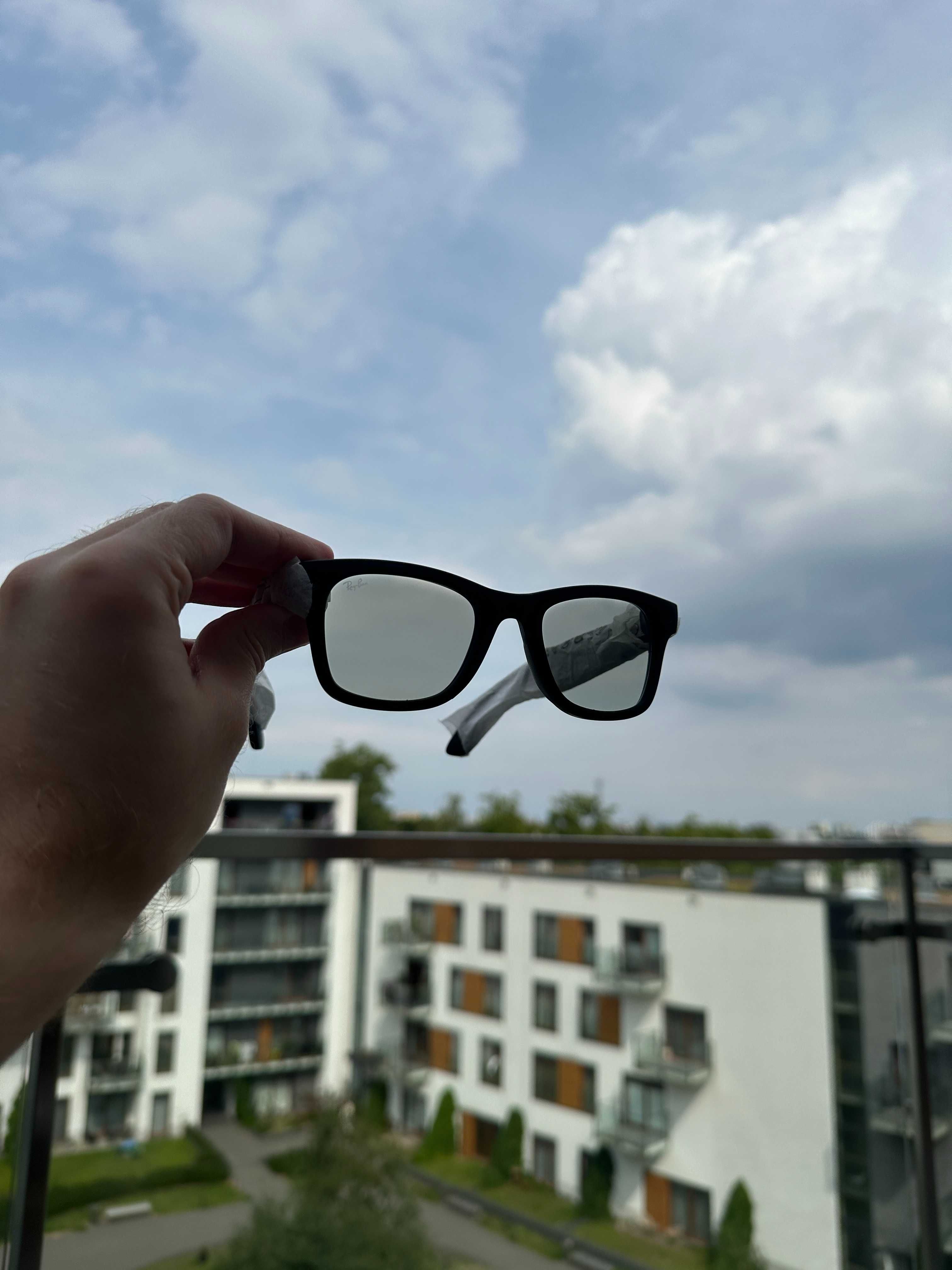 Ray-Ban Meta Wayfarer Чорні матові на зелених хамелеон лінзах OPEN BOX