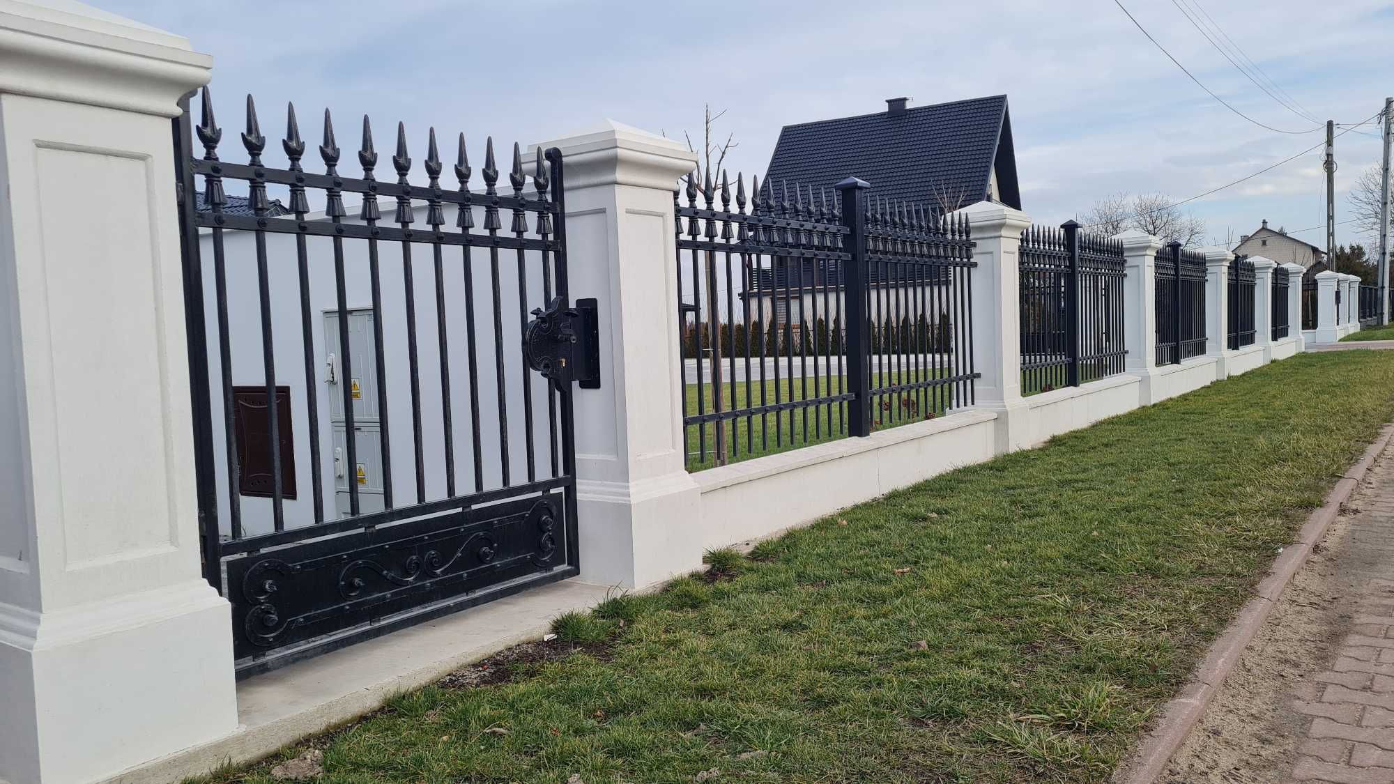 Piękne Stylowe Słupy Dworkowe,Pałacowe,Boniowane,Ogrodzenia Betonowe