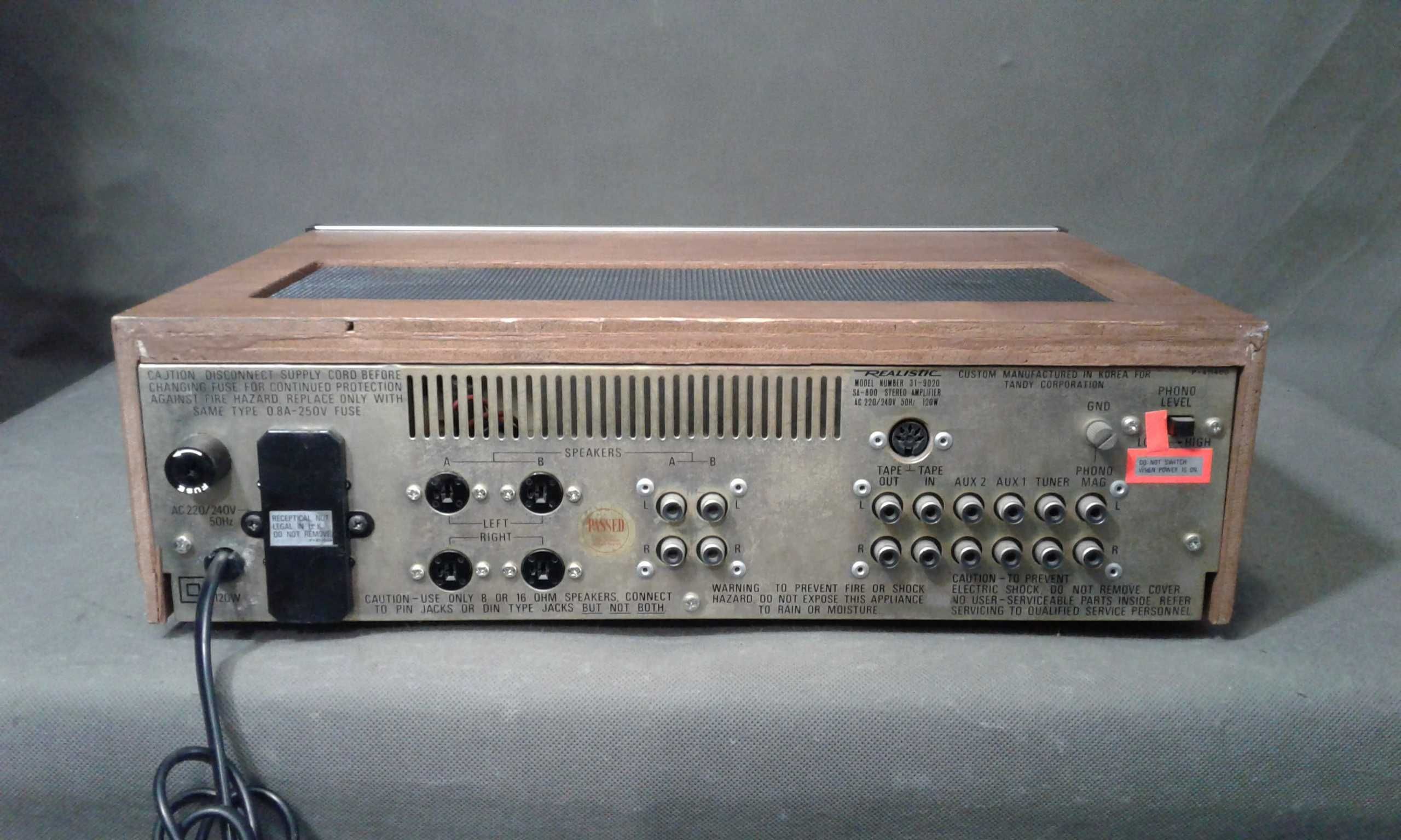 REALISTIC SA-800, wzmacniacz stereo vintage