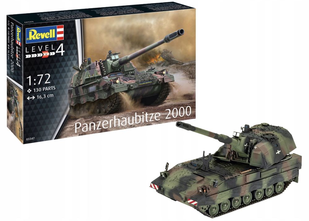 Model plastikowy do sklejania Revell 03347 Panzerhaubitze 2000 1:72