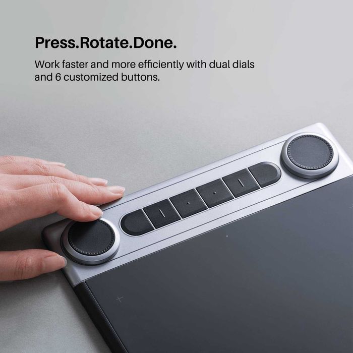 Графічний планшет Huion Inspiroy Dial 2 (Q630M)