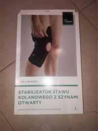 Stabilizator stawu kolanowego z szynami otwarty - Timago, rozmiar L