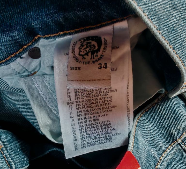 Джинси чоловічі Diesel оригінал нові розмір 34/32