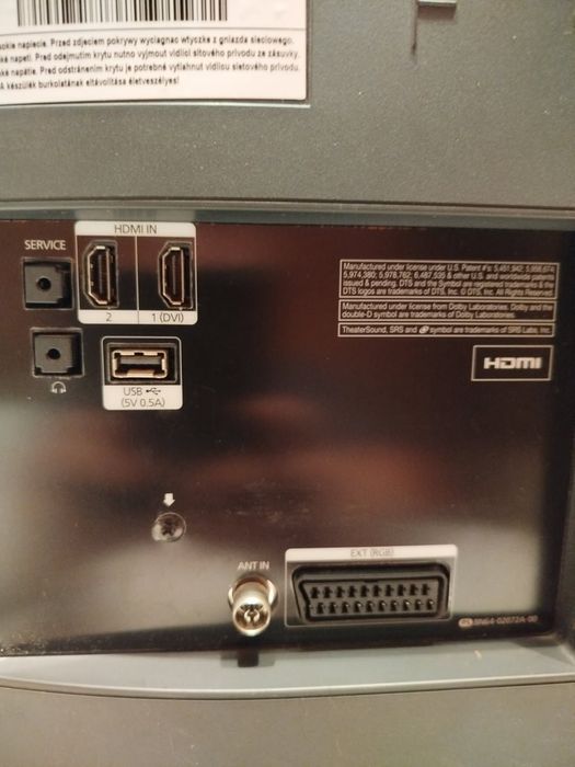 Telewizor SAMSUNG + dekoder telewizji naziemnej