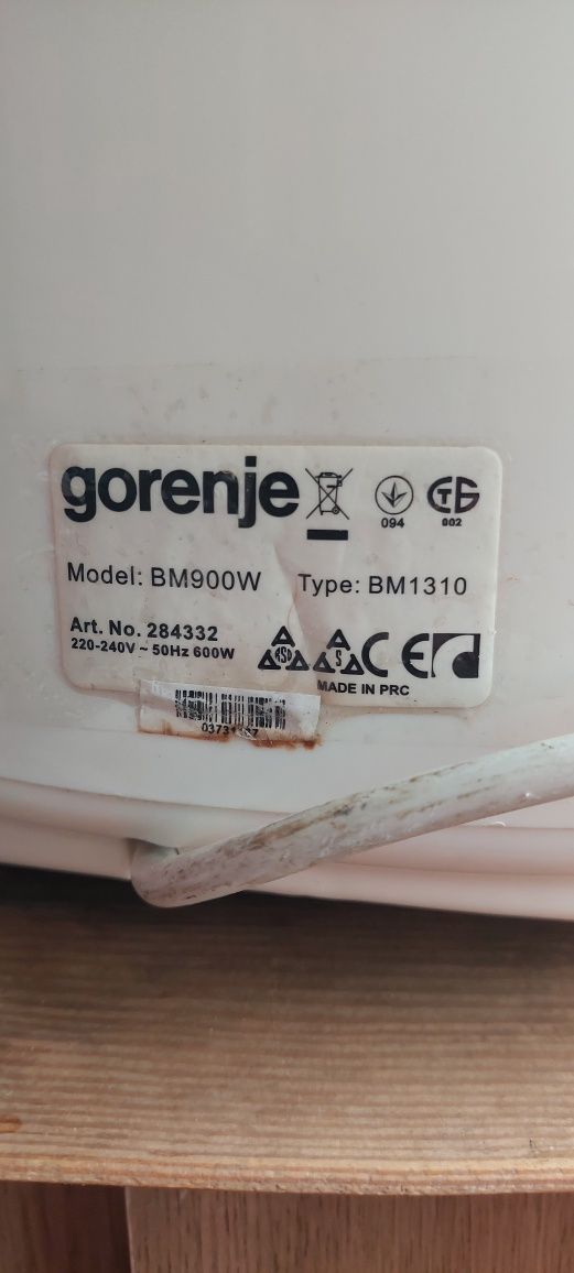 Хлібопічка  Gorenje,потрібен ремонт