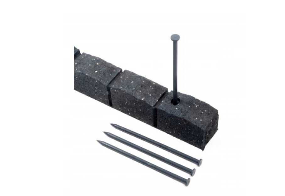 Obrzeże Trawnikowe ECO + 4 szpilki GUMOWE palisada ogrodowa krawężnik