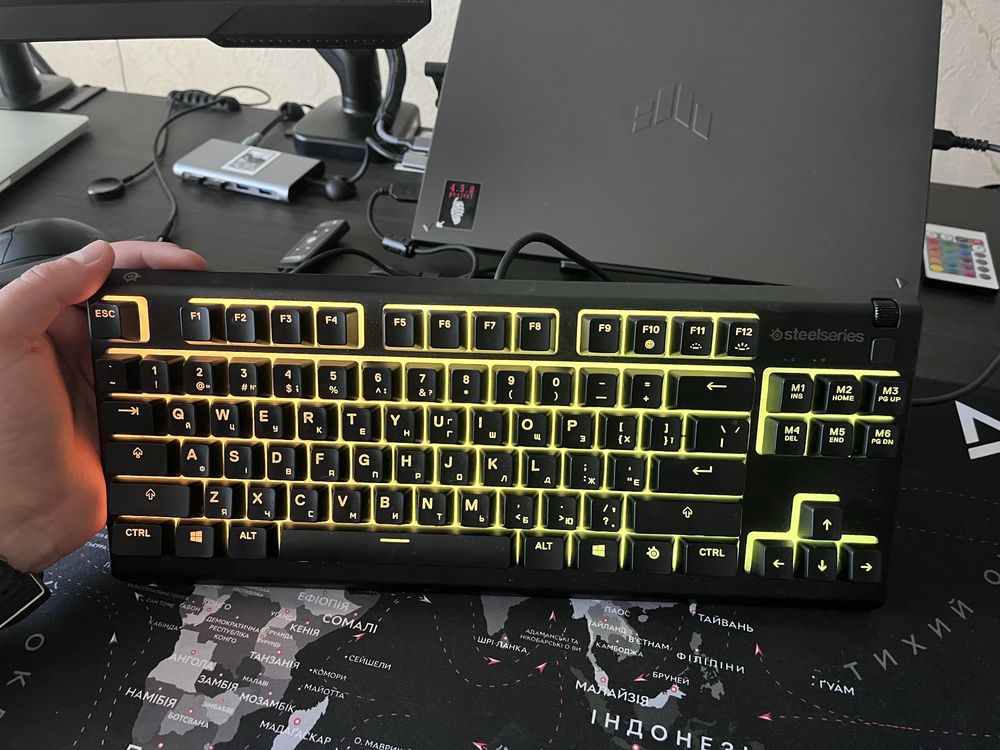 Клавиатура  steelseries apex 3 tkl