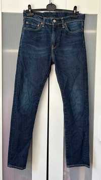 Granatowe jeansy Levis 510 31/32 stan idealny