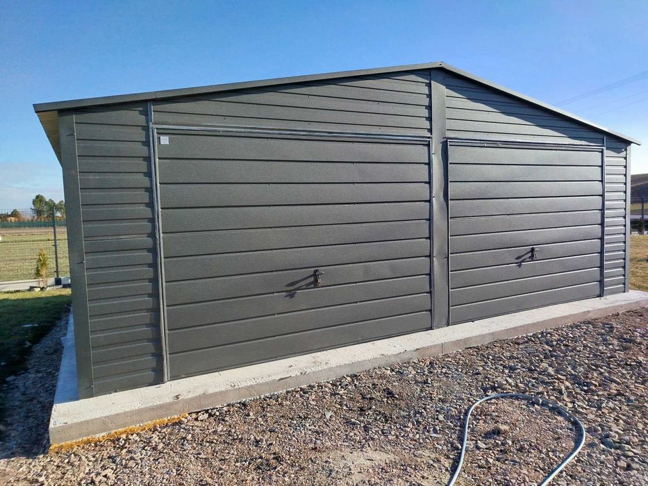 Garaż blaszany, garaż blaszak 3x5, kompleks garaży, parking - moduły