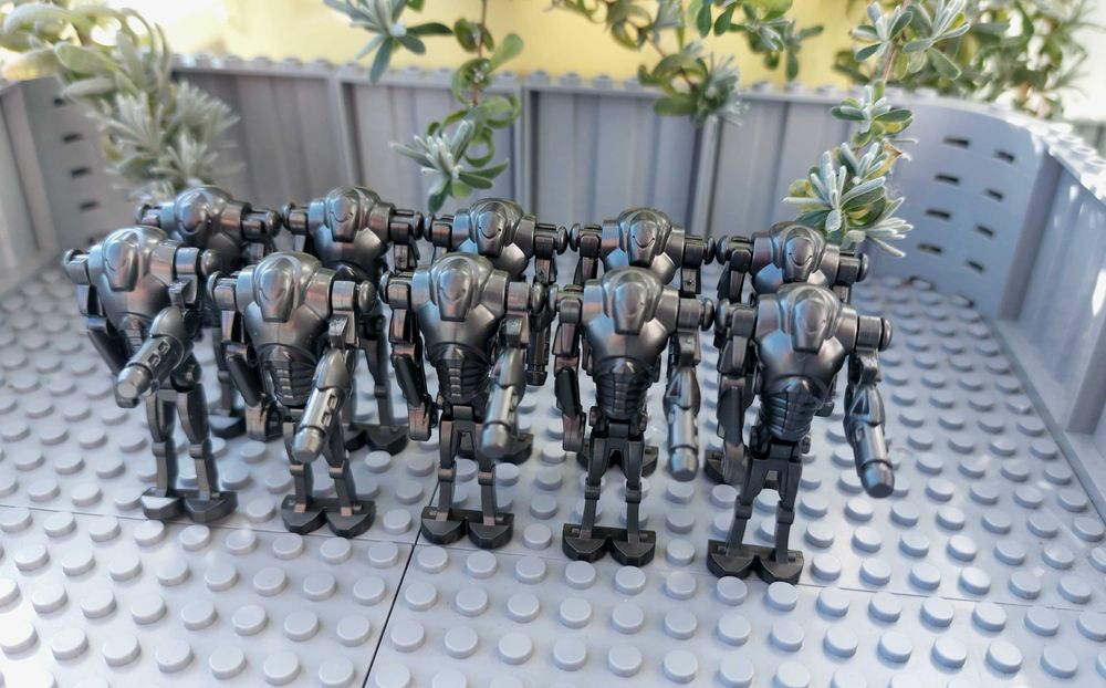 Лего Дроиды. Стар варс боевые дроиды Б2 Lego star wars фигурки Гривус