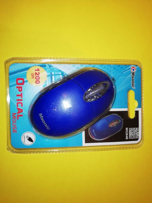 Mysz optyczna USB Msonic 1200 DPI świecąca