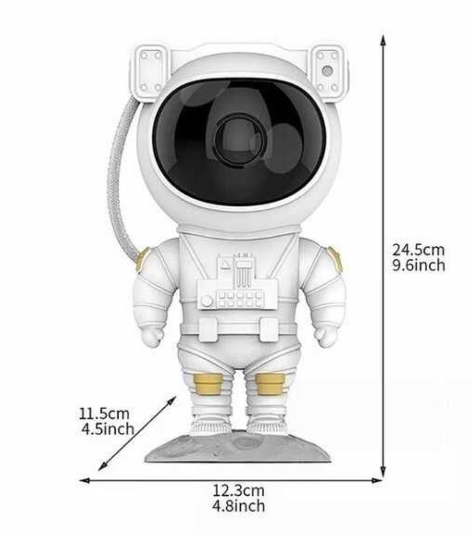 Проектор Астронавт зоряне небо ночник космонавт звездное небо нічник