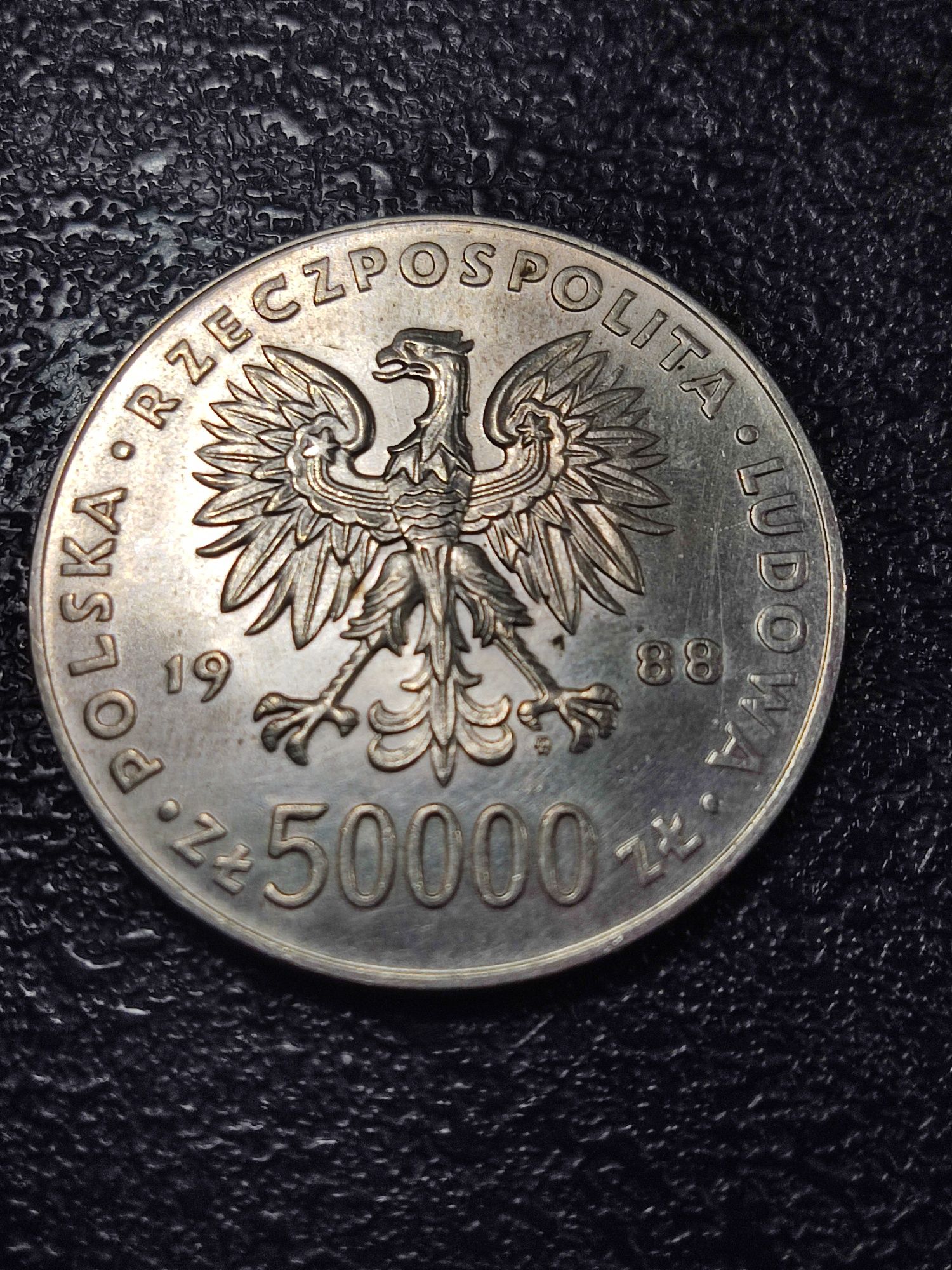Moneta 50 000zl Józef Piłsudski