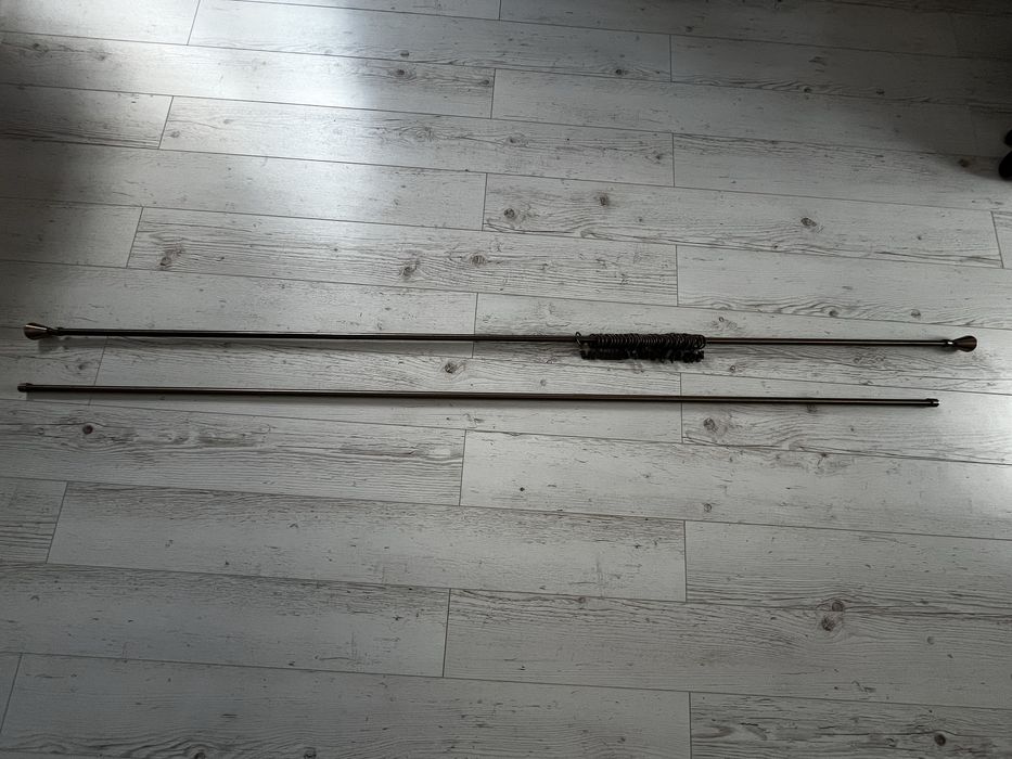 Karnisze podwójne miedziane 200 cm