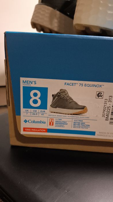 кроссовки 40.41р columbia Facet™ 75 Equinox мужские