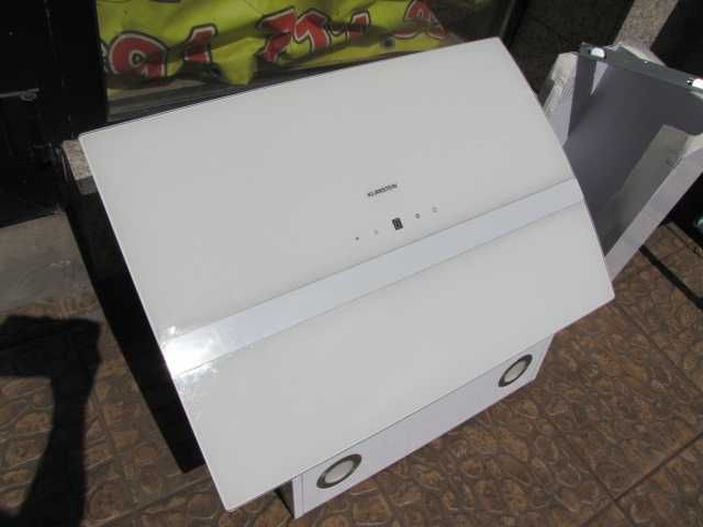 Okap kuchenny wyciąg 60cm szklany biały klarstein Clara