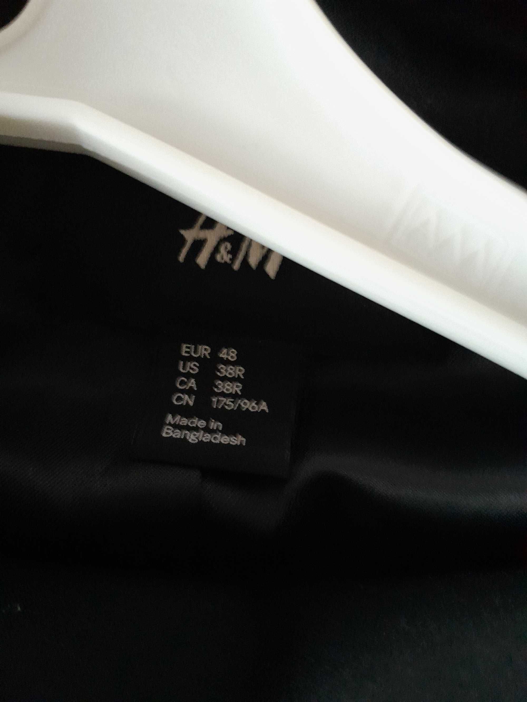 garnitur czarny H&M roz. 48;  170/176cm; 100A