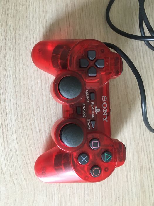 Sony PlayStation Dualshock 2 Pad Controller PS2 Czerwony