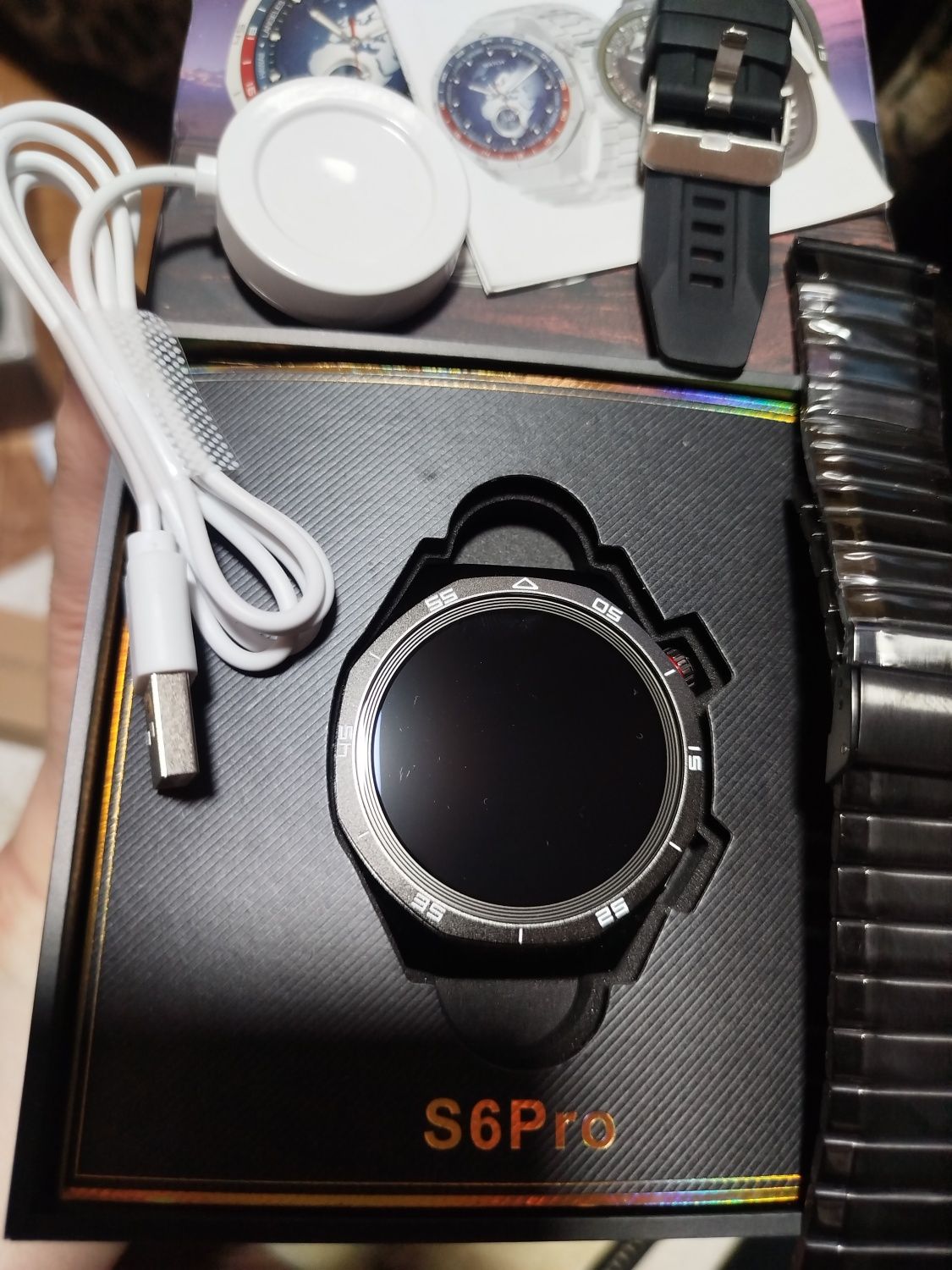 Смарт часы GT 5 PRO. NFC. GPS. Ultra HD. Compass.