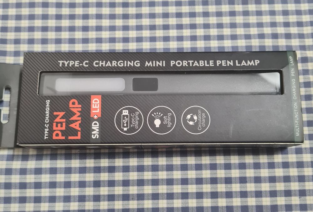 Lanterna multiusos recarregável