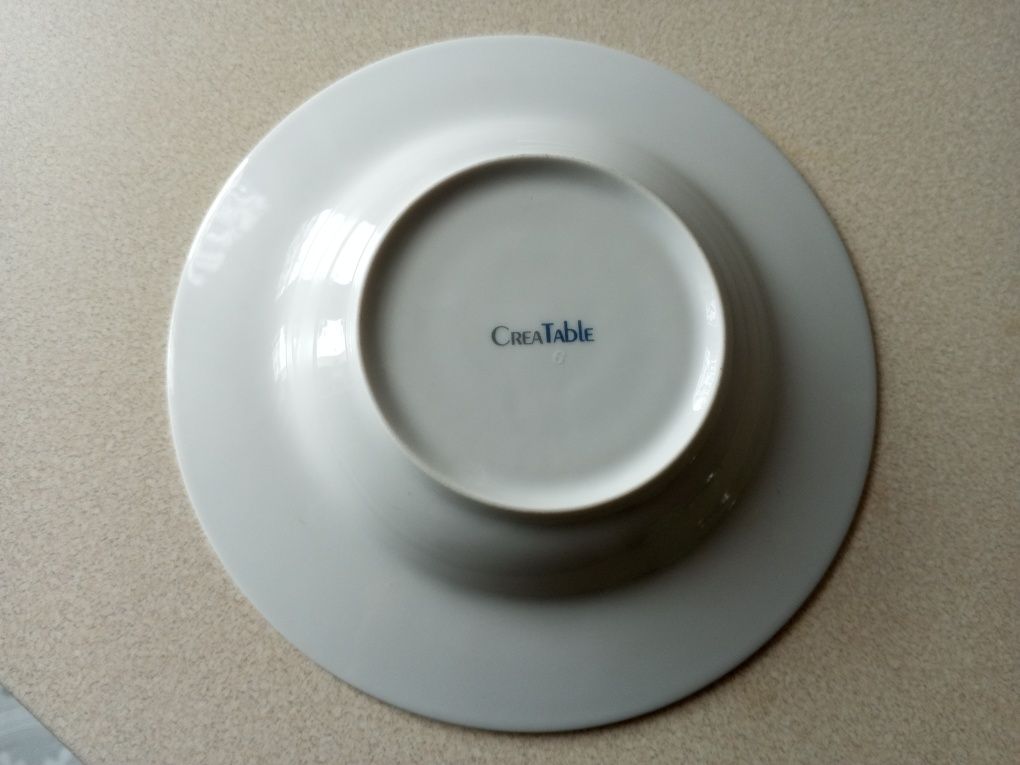 Zastaw porcelany talerze głębokie CREA TAbLE