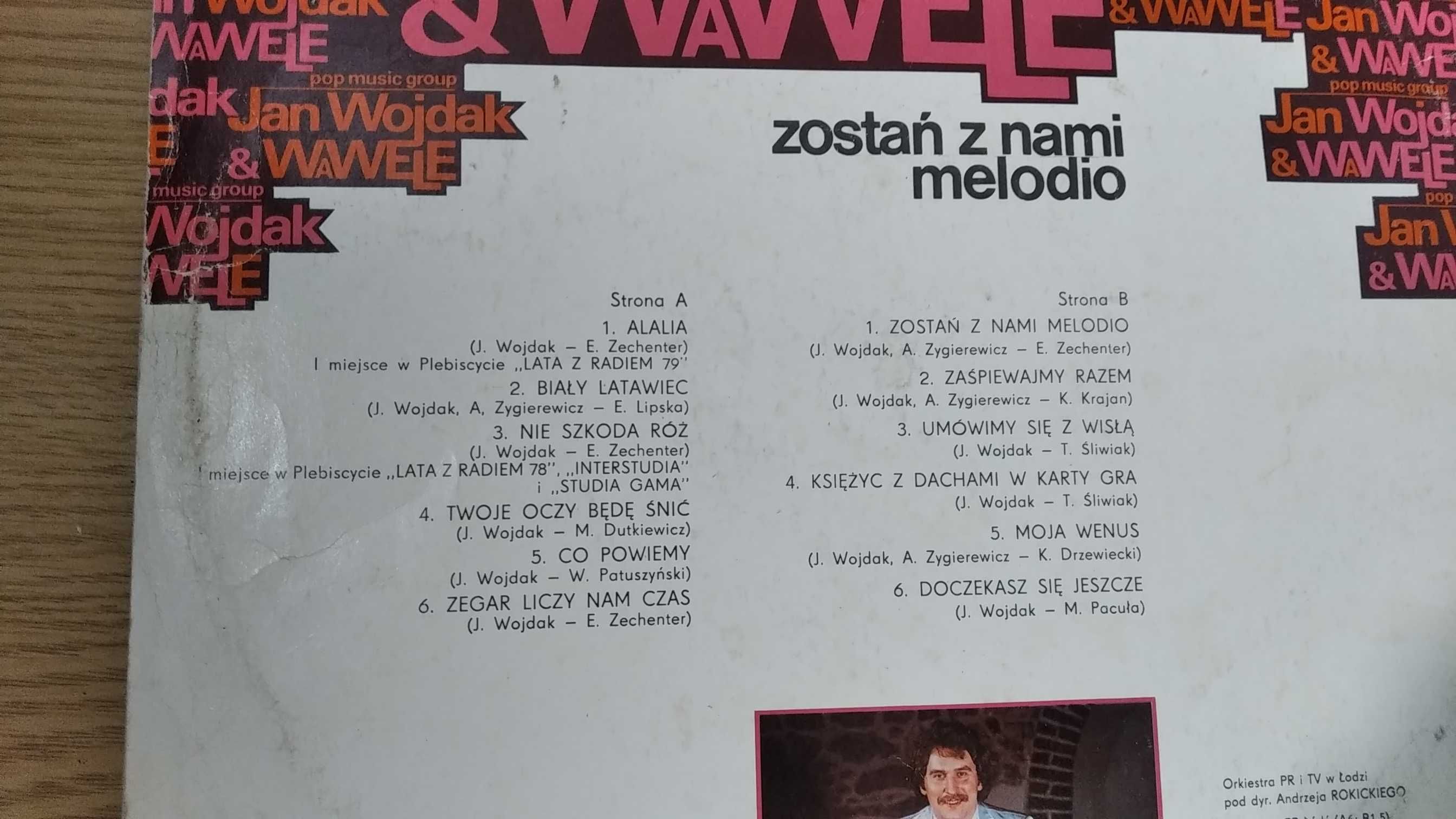 Winyl Jan Wojdak Wawele Zostań z nami melodio VG-