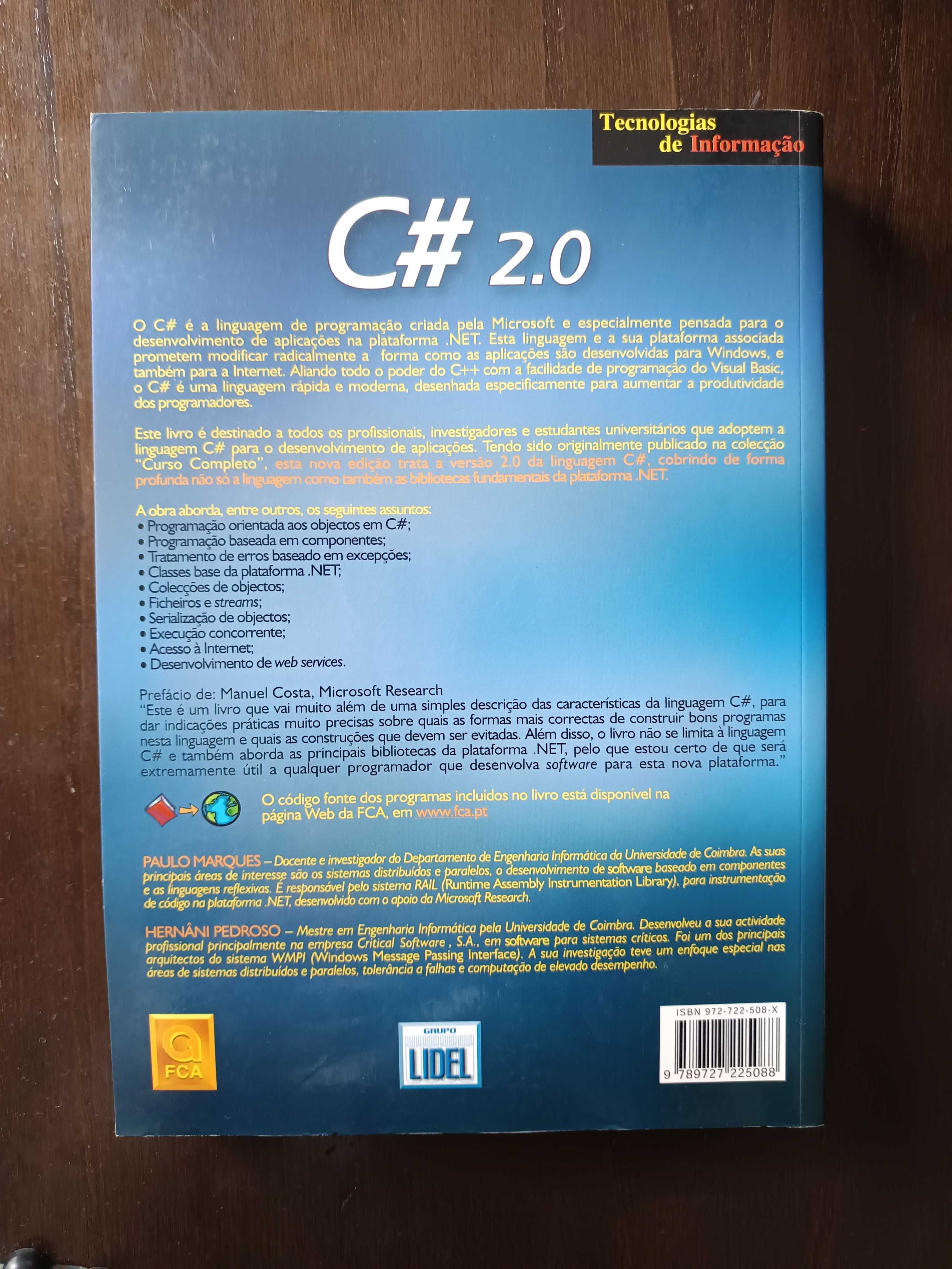 Livro linguagem de programação C#2.0