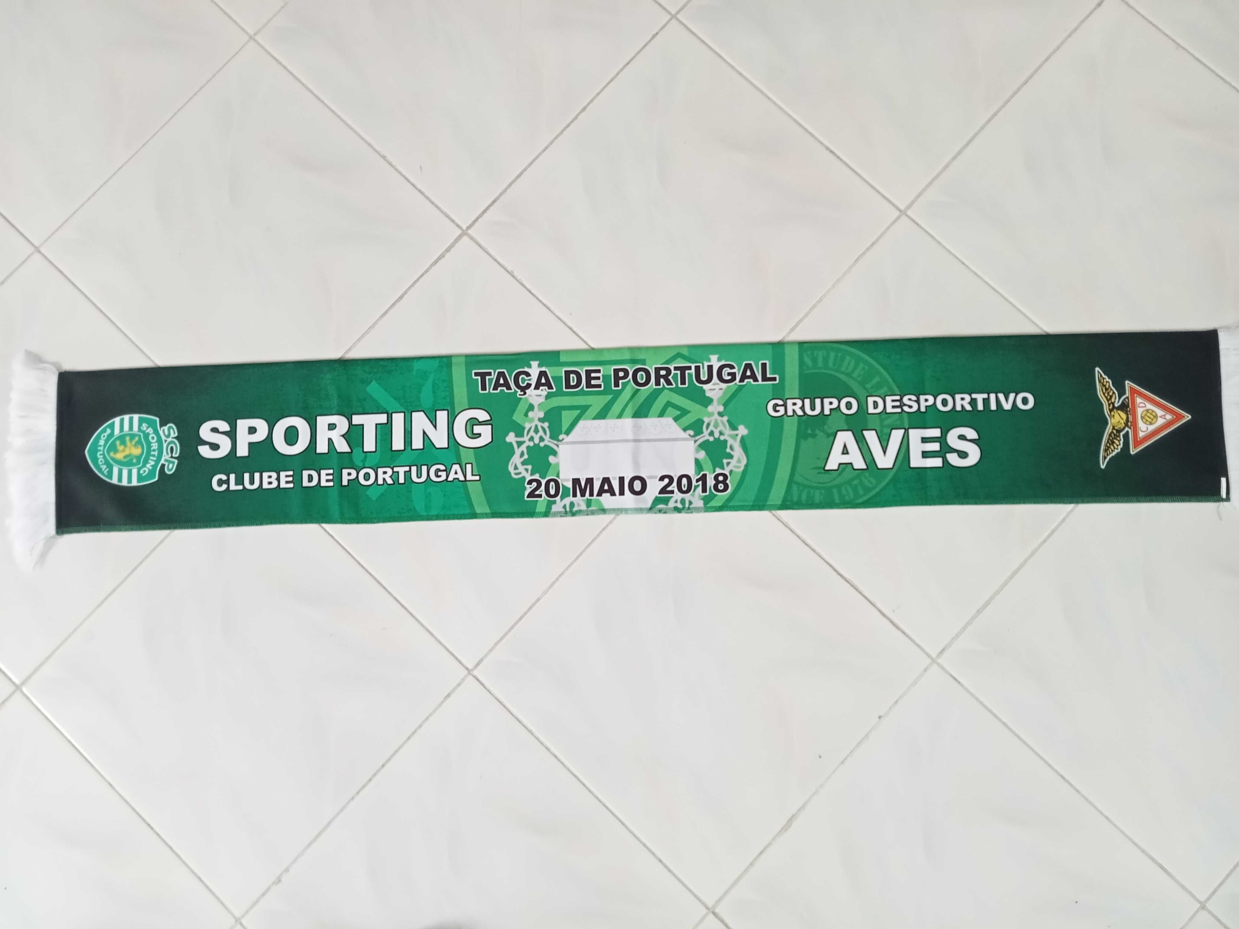 Cachecol Sporting-Aves JUVE LEO- Novo