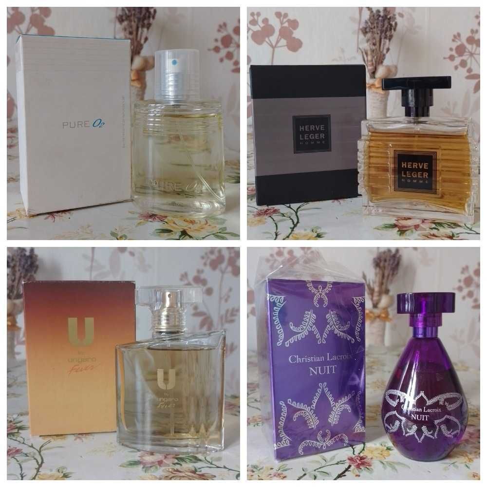 Oriflame S8, Embrace, My Red. Avon Life, Free, Christian Lacroix Nuit.