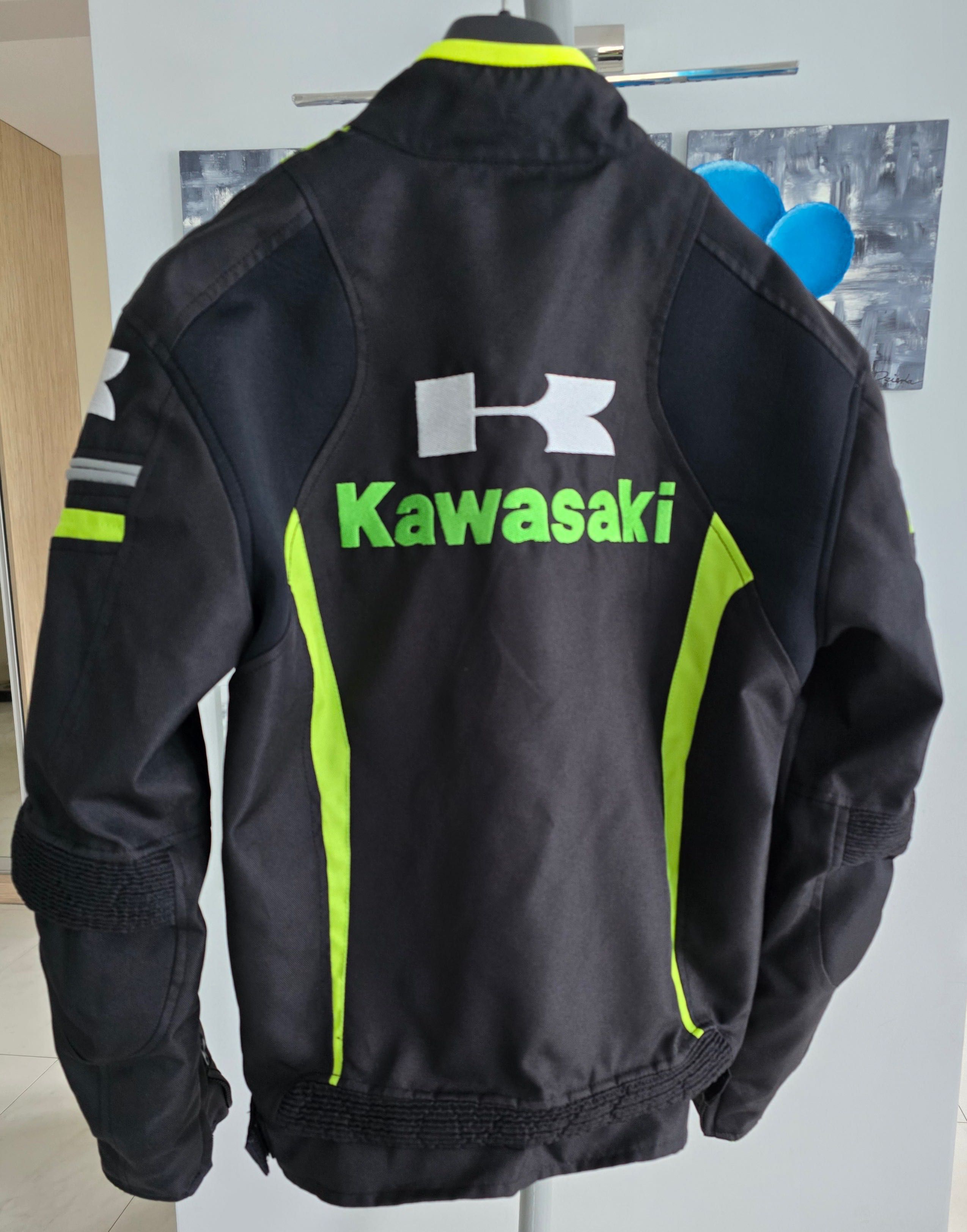 Kurtka motocyklowa Kawasaki - tekstylna M -idealny