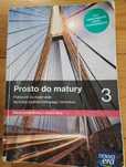 Prosto do matury 3. Podręcznik do matematyki.zakres pofstswowy i rozsz