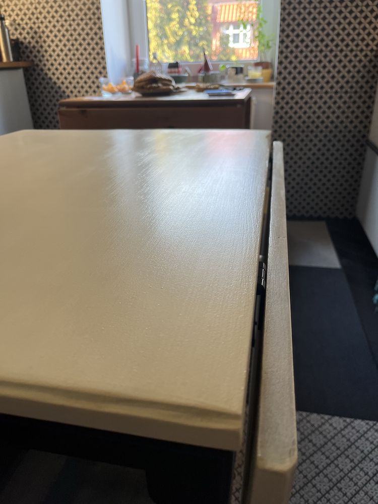 Stoł Ikea Rozkladany z szuflada 79x59