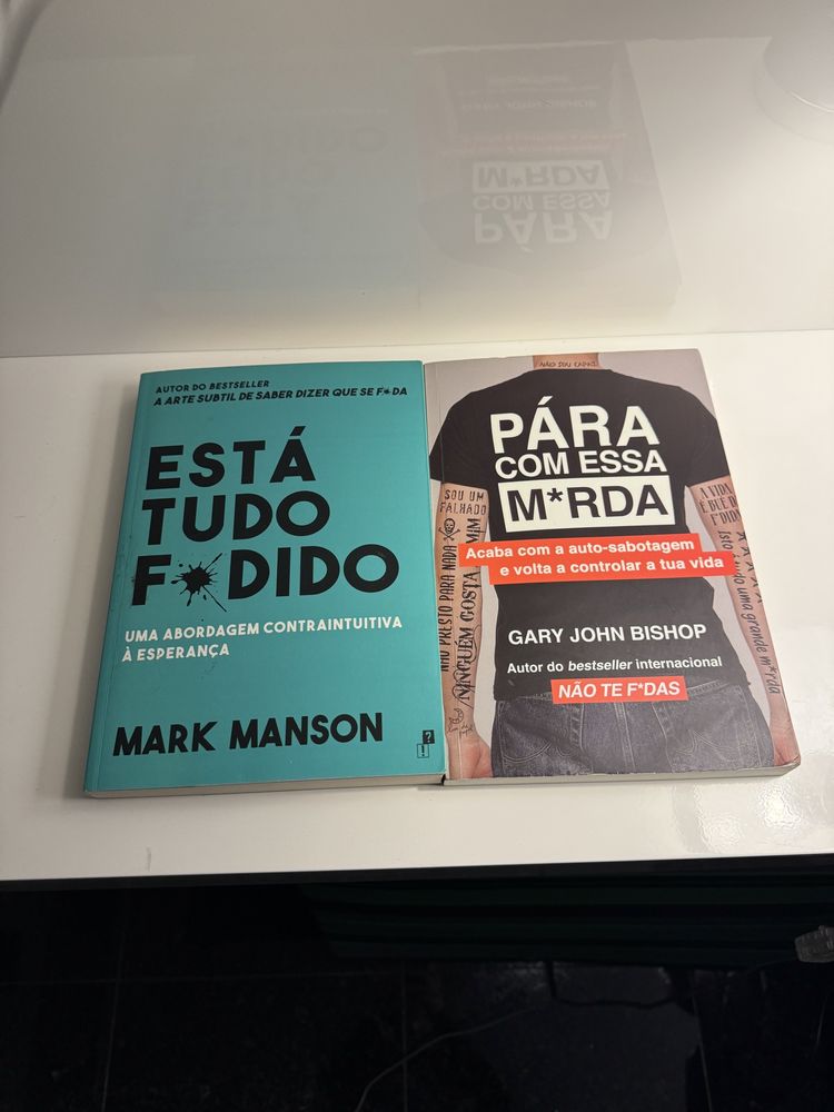 Livros Mark Manson e Gary Bishop