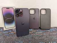 Iphone 14 pro max deep purple neverlock 256 + коробка + два чохла
