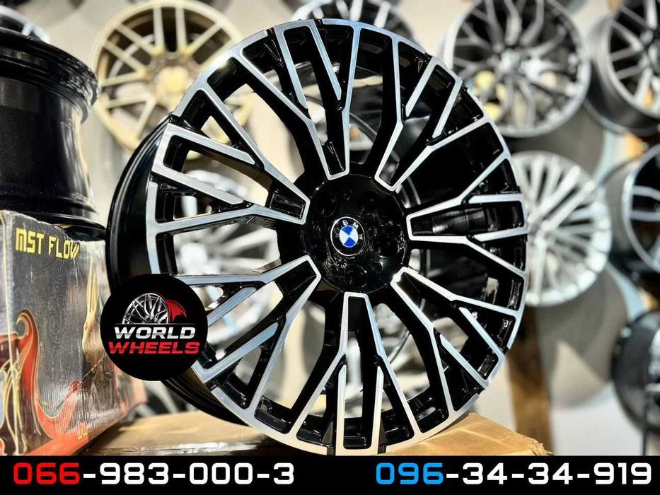 Диски R20 5x120 BMW X5 X6 E70 F15 E71 F16 745 стиль різноширокі